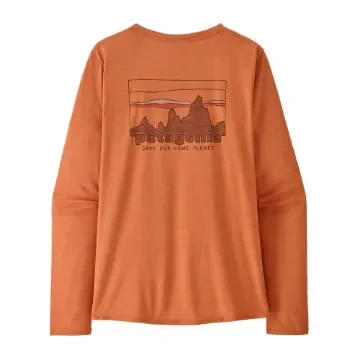 PATAGONIA - Women's Long Sleeve Cap Cool Daily Graphic Shirt - Rock Melon X-Dye product image