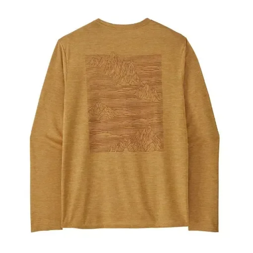PATAGONIA - Men's L/S Cap Cool Daily Graphic Shirt - Beeswax Tan product image