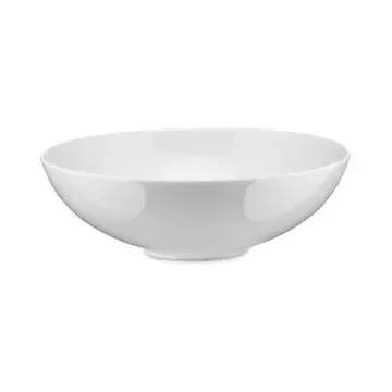 Alessi Mami Salad Bowl SG53/54 - Elegant White Porcelain Bowl Ideal for Nautical Kitchens and Salad Serving product image