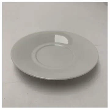 Alessi White Porcelain Coaster by Alessandro Mendini - Elegant Nautical Coffee Cup Tray for Marine Tables product image