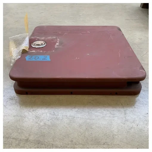 <div>CRN Marine Grade Aluminum Flat Door 710x730x250mm with Stainless Steel Lock - Durable Weatherproof Hatch for Boats and Masts</div> product image