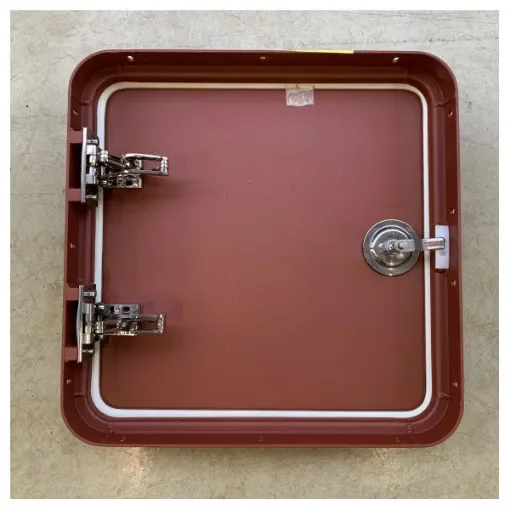 CRN Marine Hinged Door 450x650mm Corrosion-Resistant Waterproof Metal Ship Cabin Door - 393488 product image