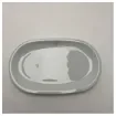 Ferretti High-Quality Oval Ceramic Tray - Durable, Weather-Resistant Serving Tray for Marine Use product image