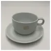 <div>Ferretti High-Quality Porcelain Tea Cup and Saucer Set - Durable, Marine-Grade, Easy to Clean, Dishwasher Safe</div> product image