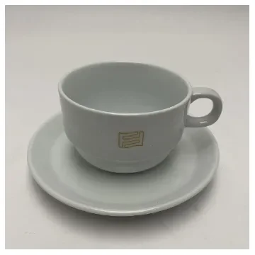 <div>Ferretti High-Quality Porcelain Tea Cup and Saucer Set - Durable, Marine-Grade, Easy to Clean, Dishwasher Safe</div> product image