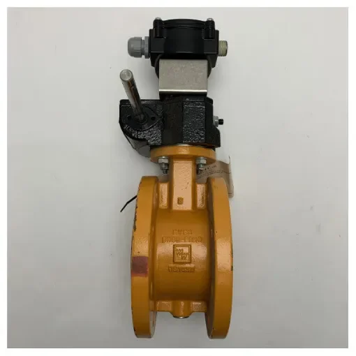 High-Quality Double Offset Butterfly Valve DN80 for Marine and Offshore Applications with positioning sensor product image