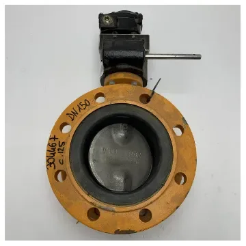 High-Quality Cast Iron Marine Butterfly Valve DN150 with Positioning Switch and Pro-Gear Actuator product image