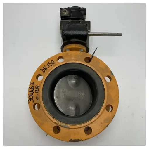 High-Quality Cast Iron Marine Butterfly Valve DN150 with Positioning Switch and Pro-Gear Actuator product image