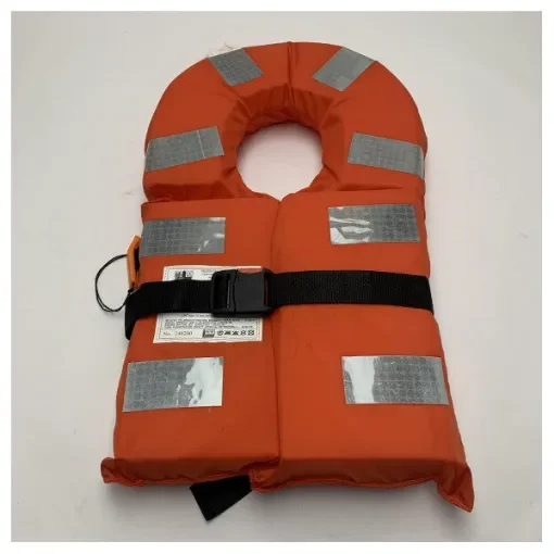 High-Visibility Adult Safety Life Jacket - Durable, Adjustable, SOLAS Certified Rescue Vest product image