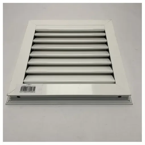 Marine Aluminium Air Vent Grille 400x400mm - Corrosion Resistant White Coated Ventilation Panel product image