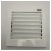 Marine Aluminium Air Vent Grille 400x400mm - Corrosion Resistant White Coated Ventilation Panel product image