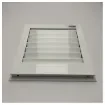 Marine Aluminium Air Vent Grille 400x400mm - Corrosion Resistant White Coated Ventilation Panel product image
