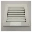 Marine Aluminium Air Vent Grille 400x400mm - Corrosion Resistant White Coated Ventilation Panel product image