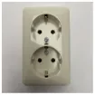 Onbekend - High-Quality Dual Schuko Wall Socket - Marine Use product image