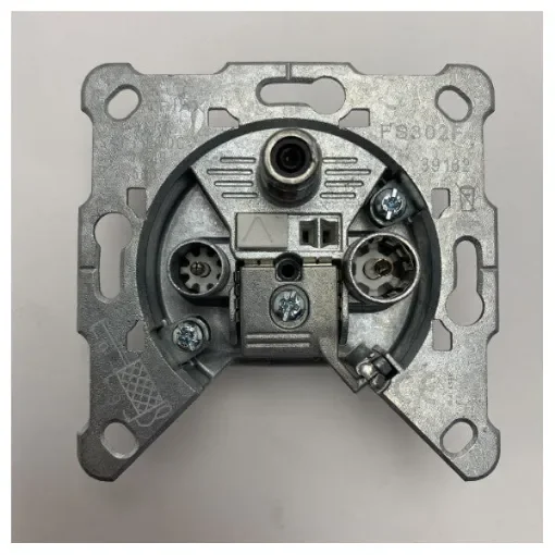 Hirschmann - TV/FM/SAT Wall Socket - Durable Metal Connector product image