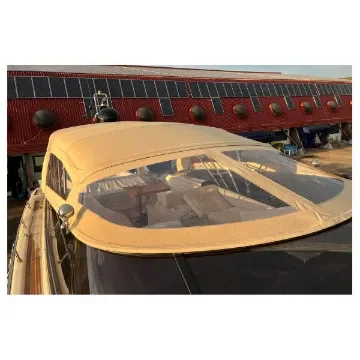 Riva Rivale 56 bimini closure with windows - Durable White Marine Canopy for Sun and Weather Protection product image