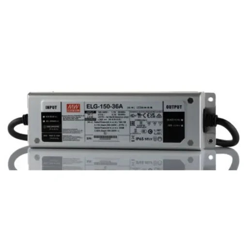 MEAN WELL LED Driver, 36V Output, 150W Output, 5A Output, Constant Current / Constant Voltage Dimmable - ELG-150-36A product image