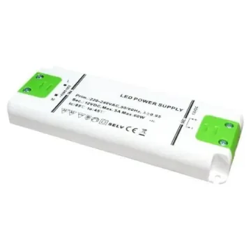 RS PRO LED Driver, 12V Output, 60W Output, 5A Output, Constant Voltage - 122230 product image