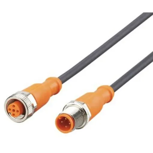 ifm electronic Female 4 way M12 to Male 4 way M12 Sensor Actuator Cable, 2m - EVC719 product image