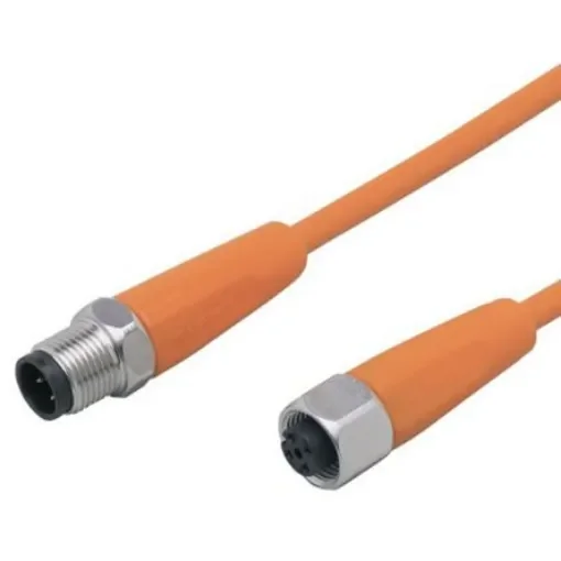 ifm electronic Female 4 way M12 to Male 4 way M12 Sensor Actuator Cable, 5m - EVT044 product image