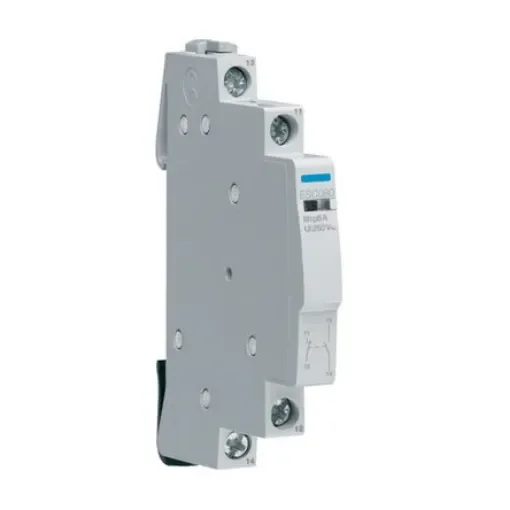 Hager Auxiliary Contact, 2 Contact, 1NC + 1NO, DIN Rail Mount ESC - ESC080 product image