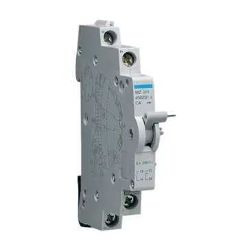 Hager Auxiliary Contact, 2 Contact, 1NC + 1NO, DIN Rail Mount MZ - MZ201 product image