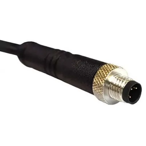Bulgin Straight Male 4 way M5 to Unterminated Sensor Actuator Cable, 1m - PXPTPU05FIM04ACL010PUR product image