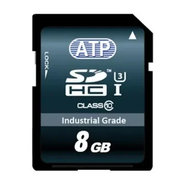ATP 8 GB Industrial SDHC SD Card, Class 10, UHS-1 U1 - AF8GSDI-WADXM product image