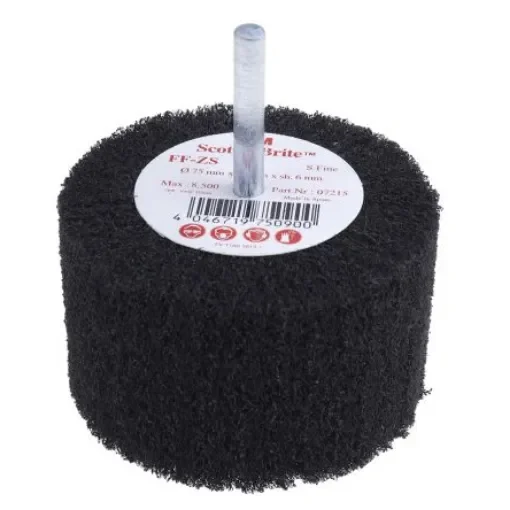 3M Nylon Circular Abrasive Brush, 75mm Diameter - FF-ZS 12015 product image