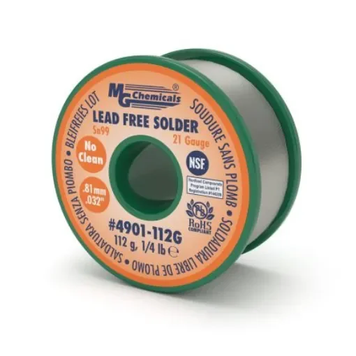 MG Chemicals Wire, 0.81mm Solder - 4901-112G product image