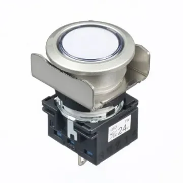Idec White Round Push Button Switch - LB6MP-1T04PW product image