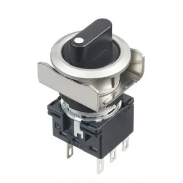 Idec Black Round Push Button Switch - LB6MS-33T6 product image
