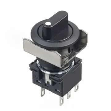 Idec Black Round Push Button Switch - LB6S-33T6 product image