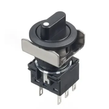 Idec Black Round Push Button Switch - LB6S-3T6 product image