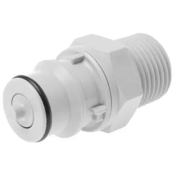 Colder Products Hose Connector, Straight Threaded Coupling, NPT 1/2in, 4.2 bar - HFCD24812 product image