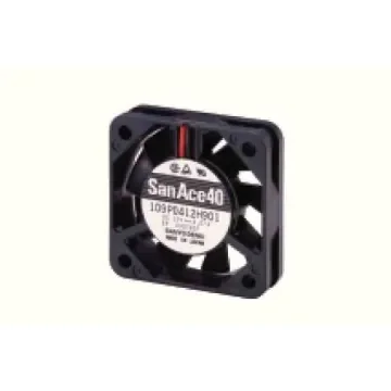 Sanyo Denki 109P Series Axial Fan, 5 V dc, DC Operation, 5.3cfm, 800mW, 160mA Max, 40 x 40 x 10mm - 109P0405H902 product image