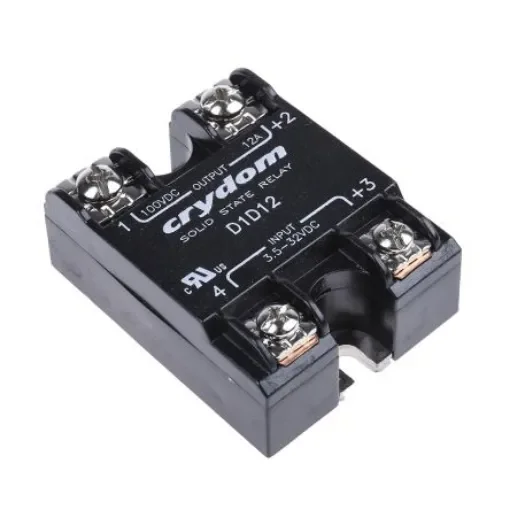 Sensata Crydom Solid State Relay, 12 A Load, Surface Mount, 100 V Load, 32 V Control - D1D12 product image