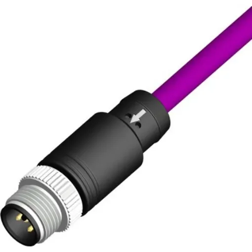 RS PRO Straight Male 5 way M12 to Straight Male Unterminated Sensor Actuator Cable, 5m - 2067637 product image