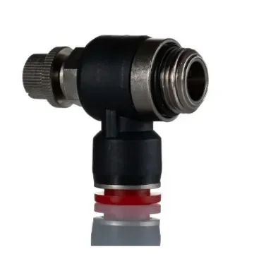 Norgren Pneutic C Series Threaded Flow Controller, G 3/8 Male Inlet Port, 10mm Tube Inlet Port x 10mm Tube Outlet Port - C0K511038 product image