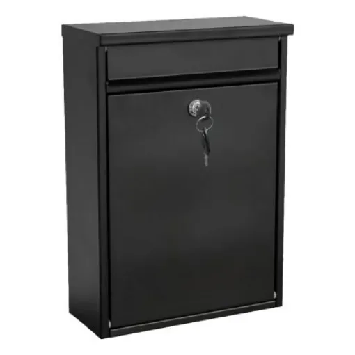 Black Mailbox, 365 mm x 250mm x 110 mm - 219023 product image