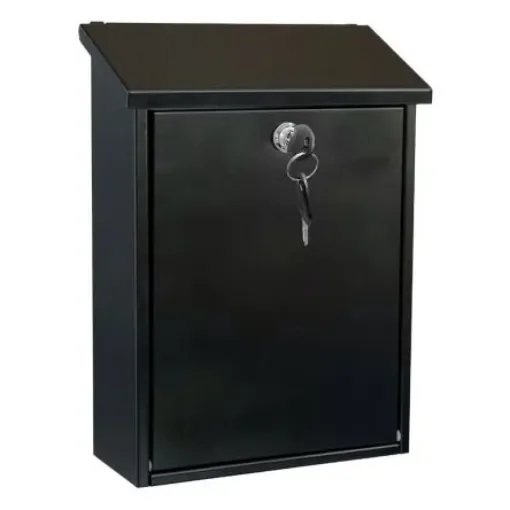 Black Mailbox, 365 mm x 270mm x 110 mm - 219025 product image