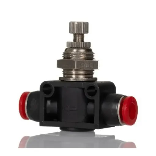 Norgren C00GP Series Tube Flow Regulator, 6mm Tube Inlet Port x 12.5mm Tube Outlet Port - C00GP0600 product image