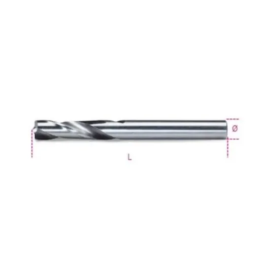 BETA 423 Series HSS Special End Mill for Metal, 10mm Diameter, 89 mm Overall - 423 10 product image