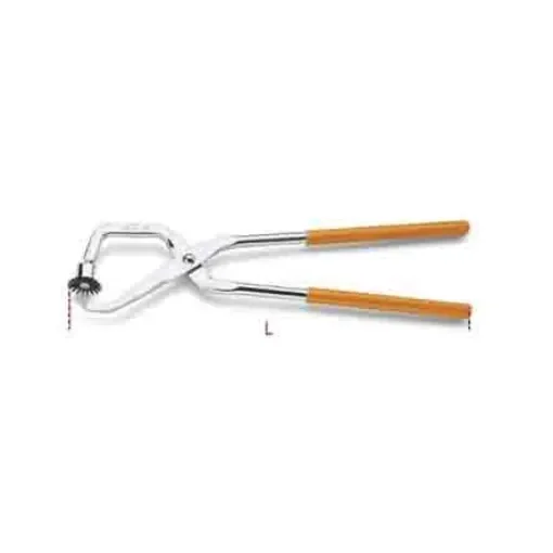 BETA Brake Spring Pliers, 330 mm Overall, Bent Tip - 1471 product image