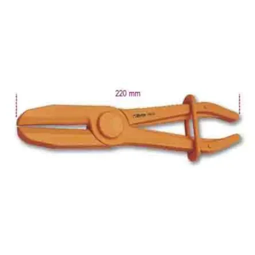 BETA Hose Clamp Pliers, 220 mm Overall, Straight Tip - 1481PL/C product image