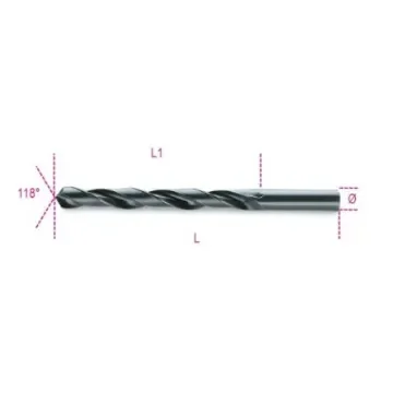 BETA 410 Series HSS Twist Drill Bit for Metal, 19mm Diameter, 198 mm Overall - 410 19,00 product image