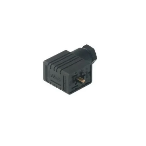 Hirschmann GML 2P+E DIN 43650 B, Female Solenoid Valve Connector, 250 V ac/dc Voltage - 933398100 GML 209 NJ GB1 black product image