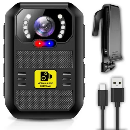 RS PRO Both IR Battery Powered Wifi Body Camera, 1920 x 1080 pixels Resolution - 227838 product image
