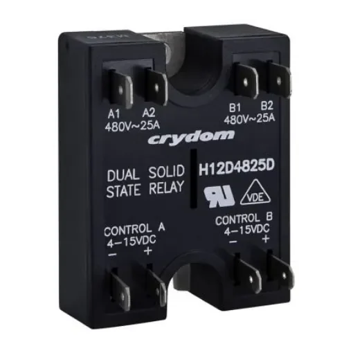 Sensata Crydom Solid State Relay, 25 A Load, Surface Mount, 280 V Load, 15 V Control - D2425D product image