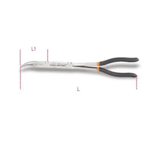 BETA Long Nose Pliers, 336 mm Overall, 66mm Jaw - 1009L/DP product image